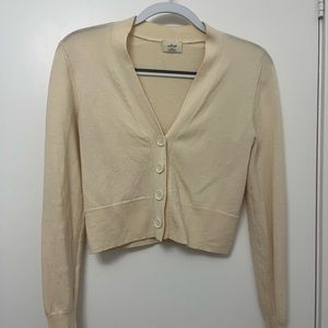 Wilfred cream cardigan size XS.
